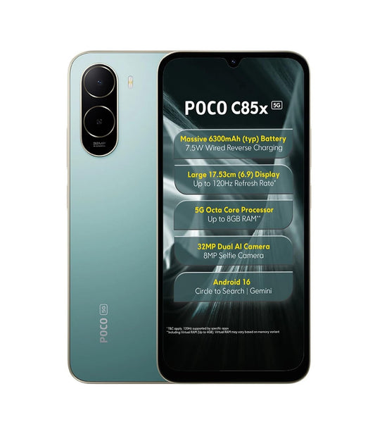 POCO C85x 5G (4GB RAM / 64GB Storage)