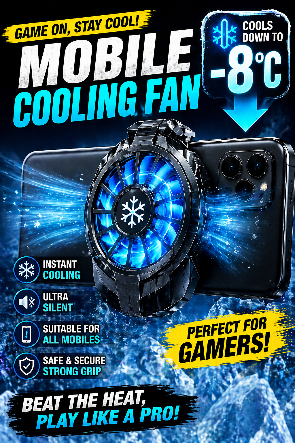 Mobile Cooling Fan – Beat the Heat, Game Without Limits